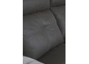 Faux Leather Rocking Manual Recliner Armchair in Dark Gray - Nathan